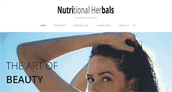 Desktop Screenshot of nutritionalherbals.com