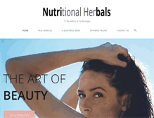 Tablet Screenshot of nutritionalherbals.com